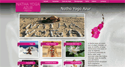 Desktop Screenshot of natha-yoga-azur.com